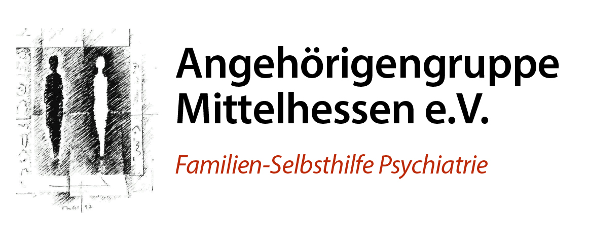 Logo des Vereins "Angehörigengruppe Mittelhessen e. V." mit Verlinkung zur Startseite